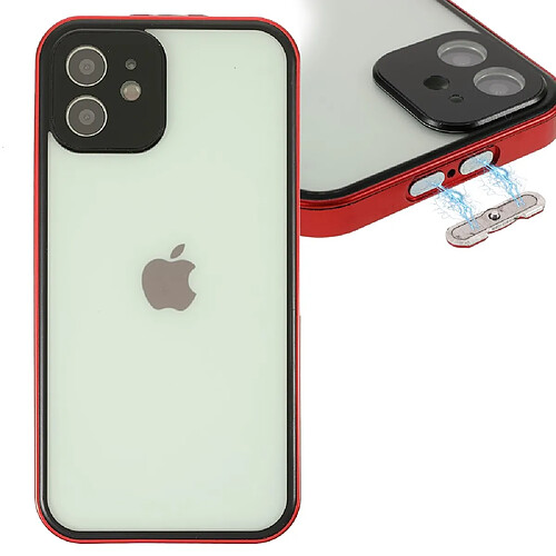 Coque en acrylique rouge pour votre iPhone 12 6.1 pouces