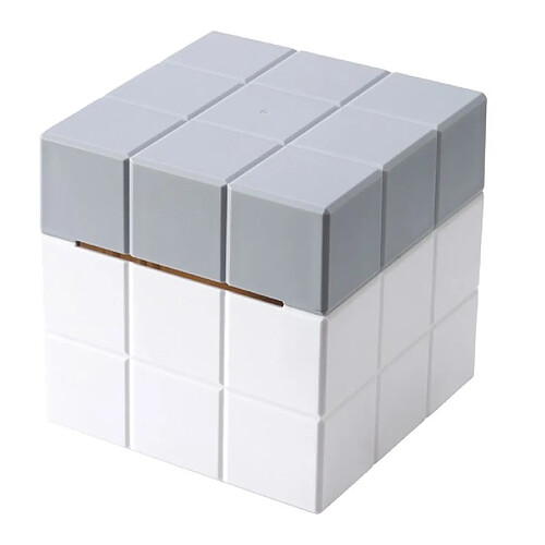 Universal Magic Cube Serviettes en papier Tableau Porte-papier Porte-papier Distributeur Boîte à serviettes de rangement Organisateur pour la famille Motel Hotel | Serviettes en papier(Gris)