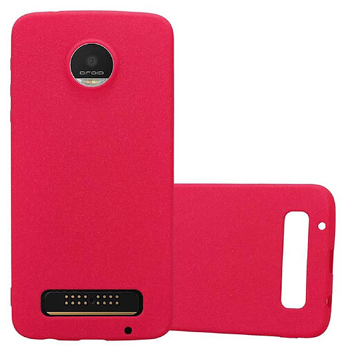 Cadorabo Coque Motorola MOTO Z PLAY Etui en Rouge