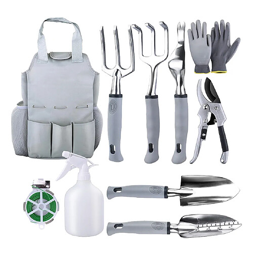 Ensemble D'outils De Jardinage Portable Kit D'outils à Main En Aluminium Avec Sacs De Transport Pour L'extérieur