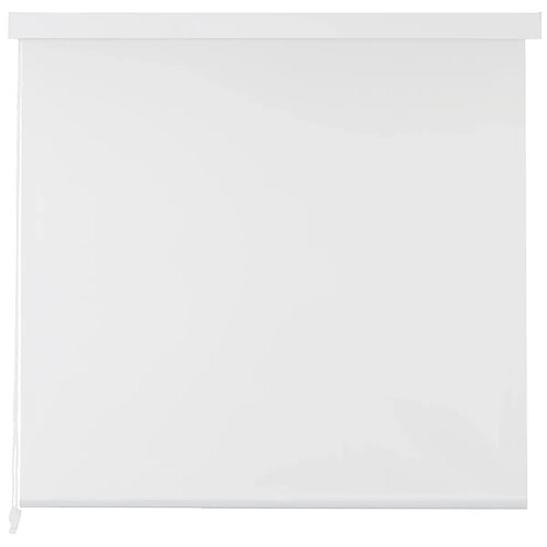 Helloshop26 Store roulant de douche 100 x 240 cm blanc 02_0005561