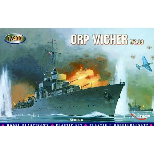 Zerstörer ORP Wicher 1939 - 1:400e - Mirage Hobby