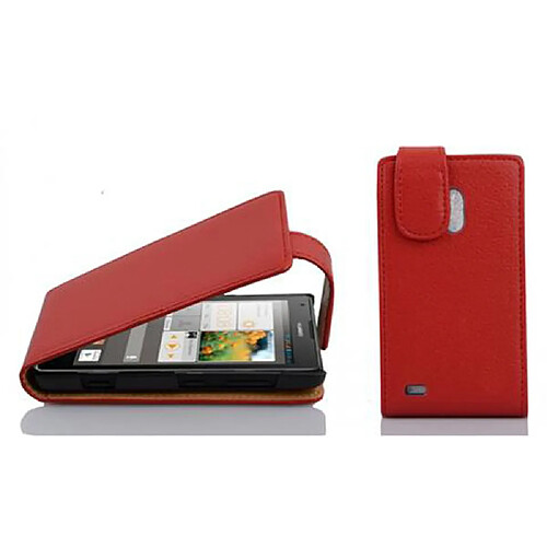 Cadorabo Coque Huawei ASCEND G700 Etui en Rouge