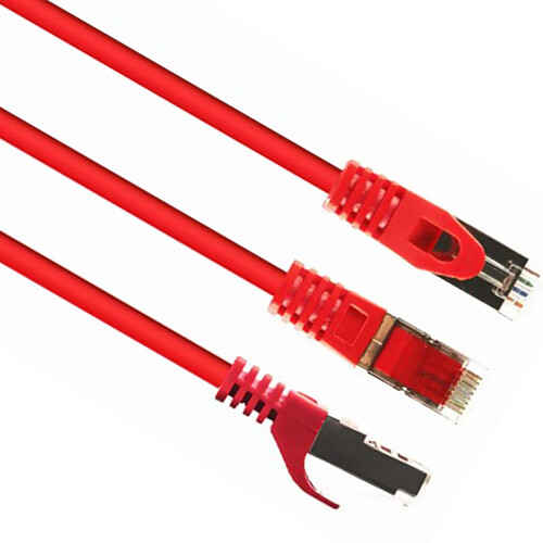 Gembird Câble réseau Ethernet FTP Cat.6 rouge 0,5 m PP6-0.5M/R