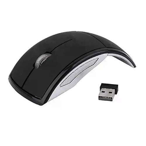 Souris sans fil 2,4 GHz, souris d'ordinateur pliable, souris optique pliable, récepteur USB pour ordinateur portable, ordinateur de bureau