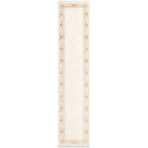 Vidal Tapis de couloir en laine 404x89 beige Darya