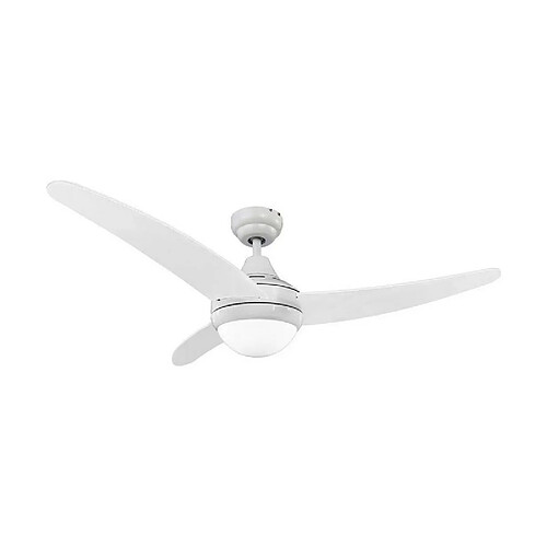 Ventilateur de Plafond avec Lumière EDM Egeo Blanc 60 W