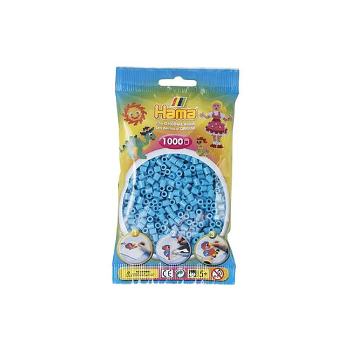 HAMA Perles en sachet - Bleu Azure