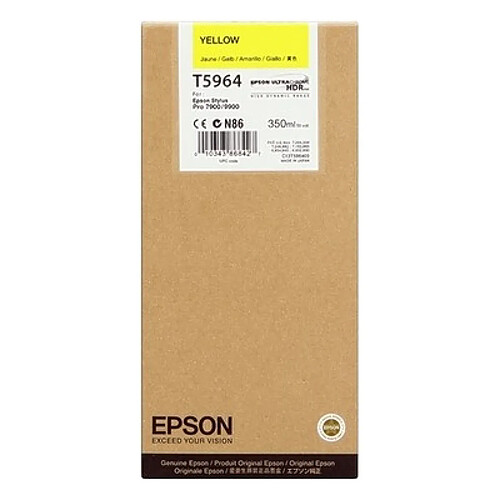 Epson T596 Cartouche Jaune C13T59640010 (T5964)