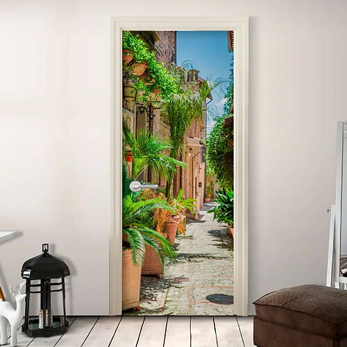 Paris Prix Papier Peint pour Porte Summer Walk 210x100cm