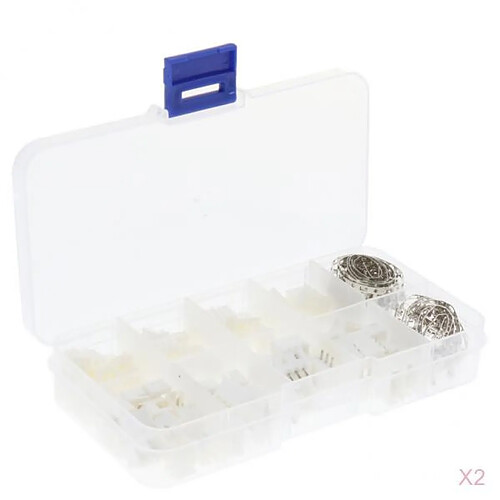 500pcs 2.54mm JST-XHP 2/3/4 P Kit De Connecteur De Tête De Broche Mâle / Femelle