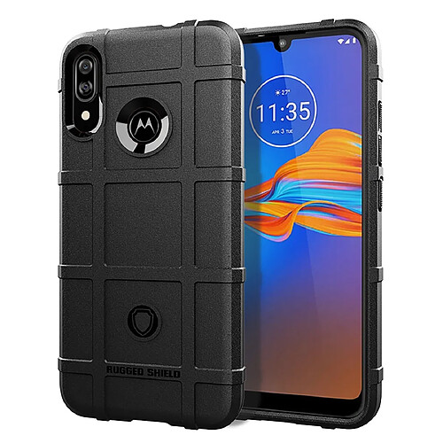 Wewoo Coque Souple Pour Motorola E6 Plus Housse TPU antichoc à couverture totale Noir