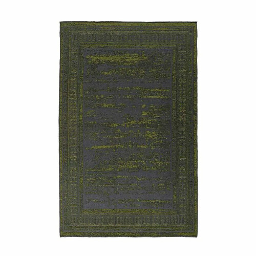 Paris Prix Tapis Tissé à Poils Plats Rétro Kalevi Vert 120 x 170 cm