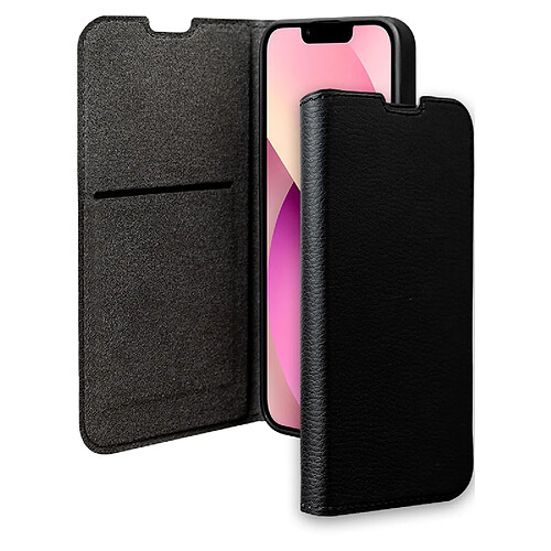 Folio Wallet iPhone 13 Noir - 65% Plastique recyclé Certifié GRS Bigben