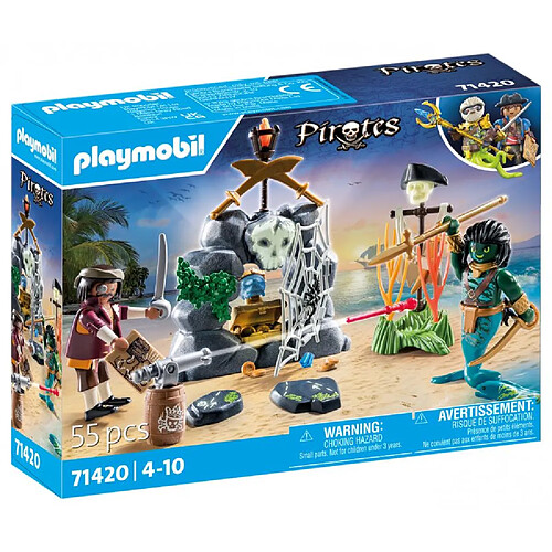 Playmobil® 71420 Pirate avec trésor monstre marin