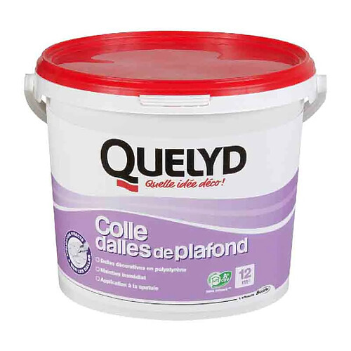 QUELYD - Colle pour polystyrène et matériaux isolation 4 Kg