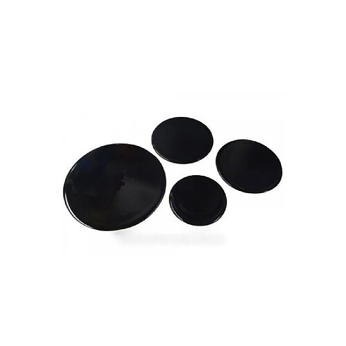 Jeu de 4 chapeaux de bruleur pour cuisiniere arthur martin electrolux faure