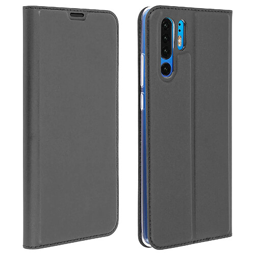 Avizar Housse Huawei P30 Pro Étui Porte-cartes Fonction Stand noir