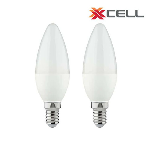 Ampoules LED XXCELL Flamme - E14 équivalent 40W x2