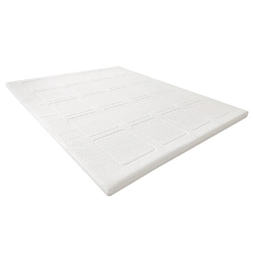 Vente-Unique Surmatelas 140 x 190 cm gel mémoire de forme ép.5cm - RAPONE de DREAMEA