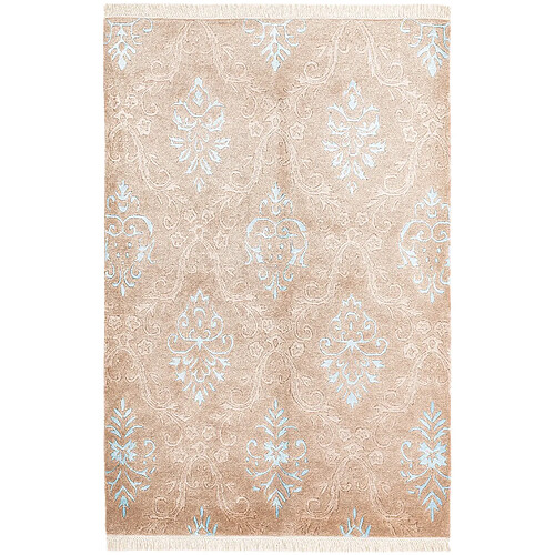 Vidal Tapis de laine 193x130 brun Darya