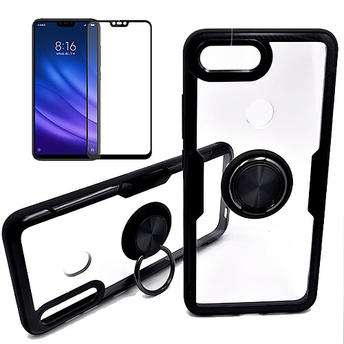 Kit Coque 3x1 Phonecare Clear Armor + Verre Trempé 5D Full Cover Mi 8 Lite