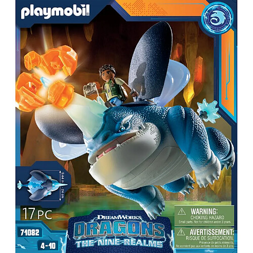 Playmobil® 71082 Dragons Nine Realms: Plowhorn and D'Angelo