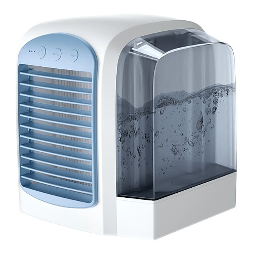 Wewoo WT-F10 Portable style européen ventilateur à refroidissement par eau bleu