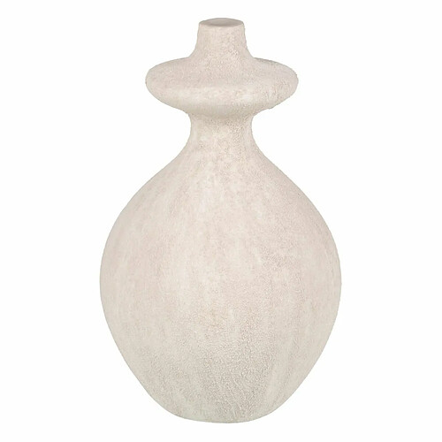 BigBuy Home Vase Crème Céramique Sable 21 x 21 x 38 cm