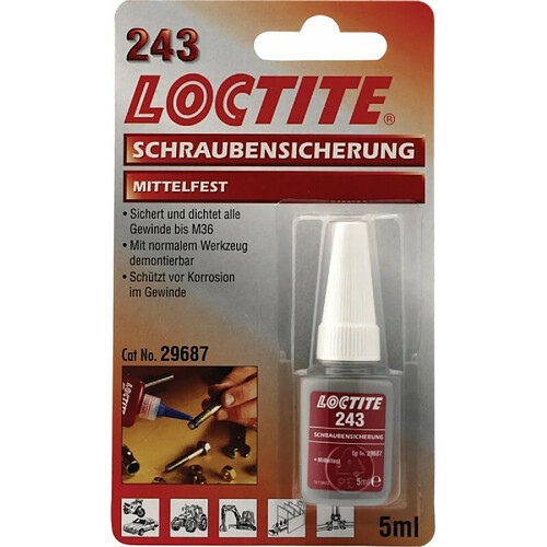 Frein filet LOCTITE 243 5ml FL (Par 12)