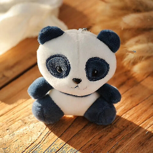 Universal 12 cm en peluche coton panda pendant poupée jouet bleu