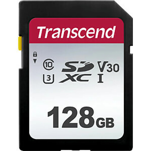 TRANSCEND Carte mémoire SDXC 128Go USH-I U3 V30