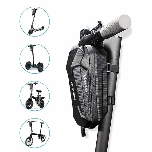 Xiaomi M365,Sacoche de Rangement étanche pour Trottinette électrique Xiaomi M365, Sac de Scooter Electrique Quad, Scooter Électrique, Sacoche de Transport (Noir)-2L