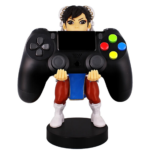 Exquisite Gaming Cable Guy Streetfighter - Support pour téléphone et manette Chun-Li