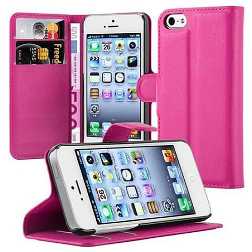 Cadorabo Coque iPhone 5 / 5S / SE 2016 Etui en Rose