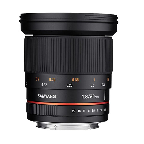 SAMYANG 20 mm f/1,8 ED AS UMC SONY E