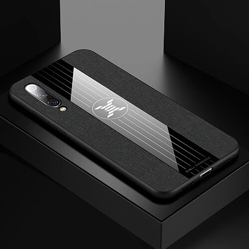 Wewoo Coque Souple Pour Xiaomi Mi 9 SE XINLI étui de protection TPU antichoc Texture tissu Noir