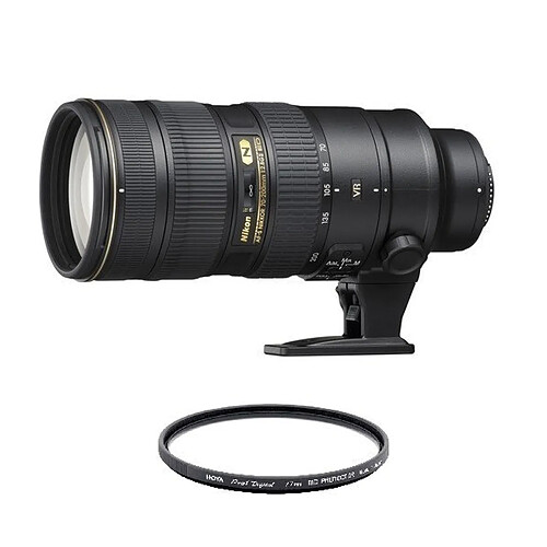 NIKON AF-S 70-200MM F2.8G ED VR II + HOYA 77mm PRO 1D Protector