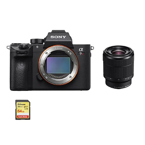 SONY A7R III + SEL 28-70MM F3.5-5.6 OSS + 64GB SD card