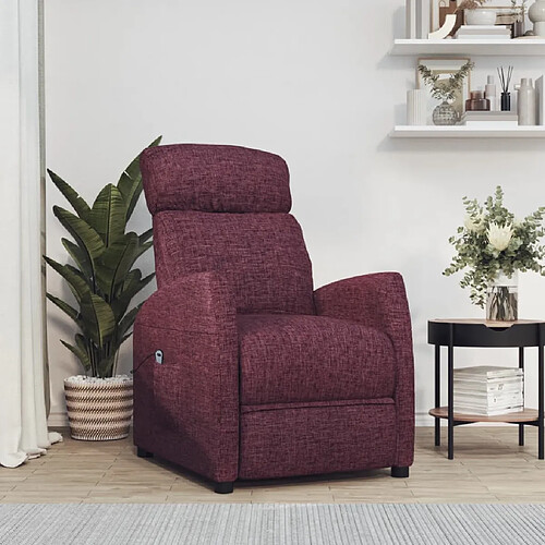 vidaXL Fauteuil Violet Tissu