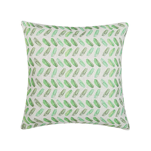 Beliani Coussin PRUNUS 45 x 45 cm Abstrait Vert