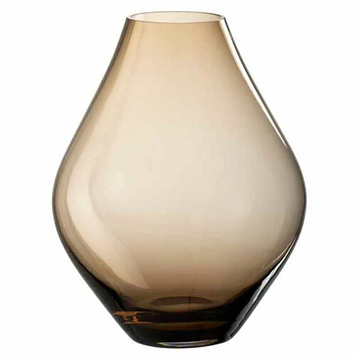 Paris Prix Vase Design en Verre Abby 28cm Ambre Marron