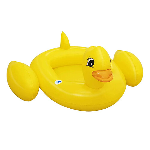 Bateau Gonflable pour Enfants Canard Jaune Bestway 111x98x51 cm Son à partir de 3 Ans