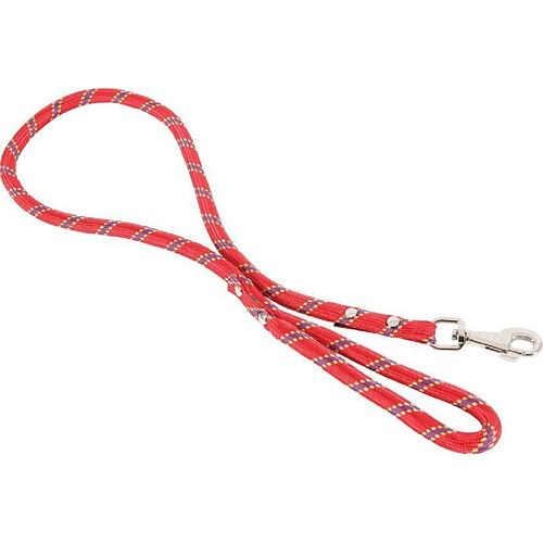 ZOLUX Laisse nylon corde 13 mm rouge 6 mètres