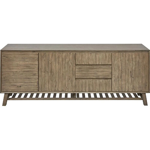 Mes Buffet 3 portes 3 tiroirs 220 cm en acacia - TALBOW