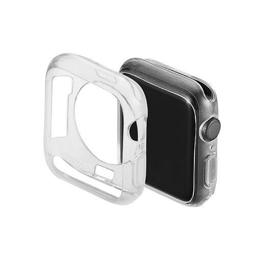 Coque en silicone transparent pour votre Apple Watch Series 5/4 40mm/Series 3/2/1 38mm