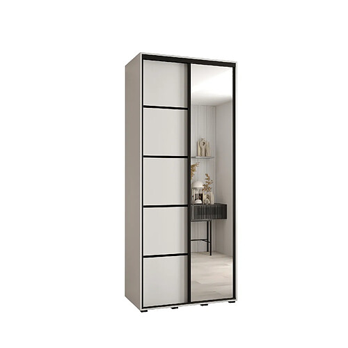 Abiks Meble Armoire DAVOS 5 À Portes Coulissantes 235,2/120/60 2 Portes