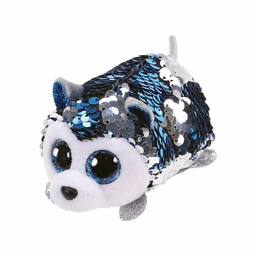 Ludendo Teeny Ty sequins - Peluche Slush le chien 8 cm