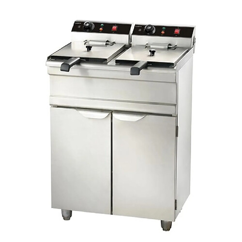 Friteuse professionnelle électrique - 2 x 9 litres - 2x 3,3 kW - Combisteel