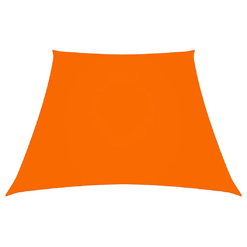 vidaXL Voile de parasol Tissu Oxford trapèze 2/4x3 m Orange